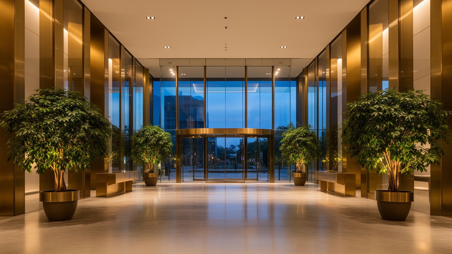 Offices, lobbies & retail